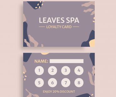 Appointment/Loyalty Cards