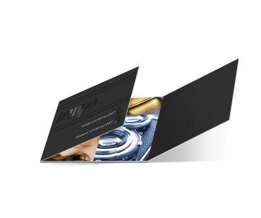6pp Matt Laminated Business Cards with Spot UV Varnish to one side (450gsm)