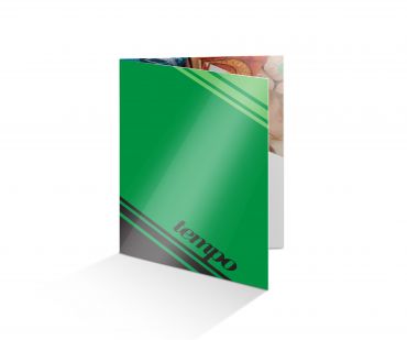 A5 1 Pocket Soft Touch Laminated Folder Double Sided